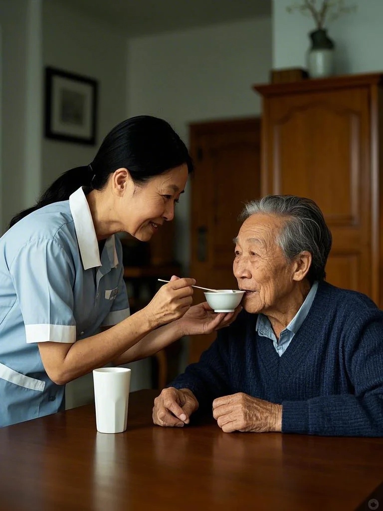 持证上岗的照顾癌症老人居家保姆为家人带来安心护理